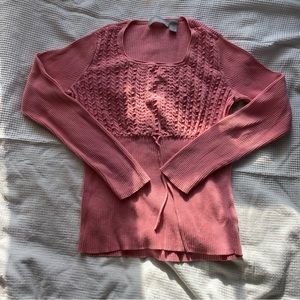 Liz Claiborne Knit Pink Top